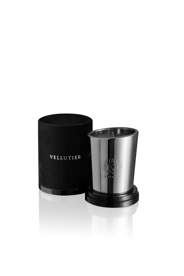 VELLUTIER PRESTIGE AROMĀTISKA SVECE TITANIUM BLACK 515GR
